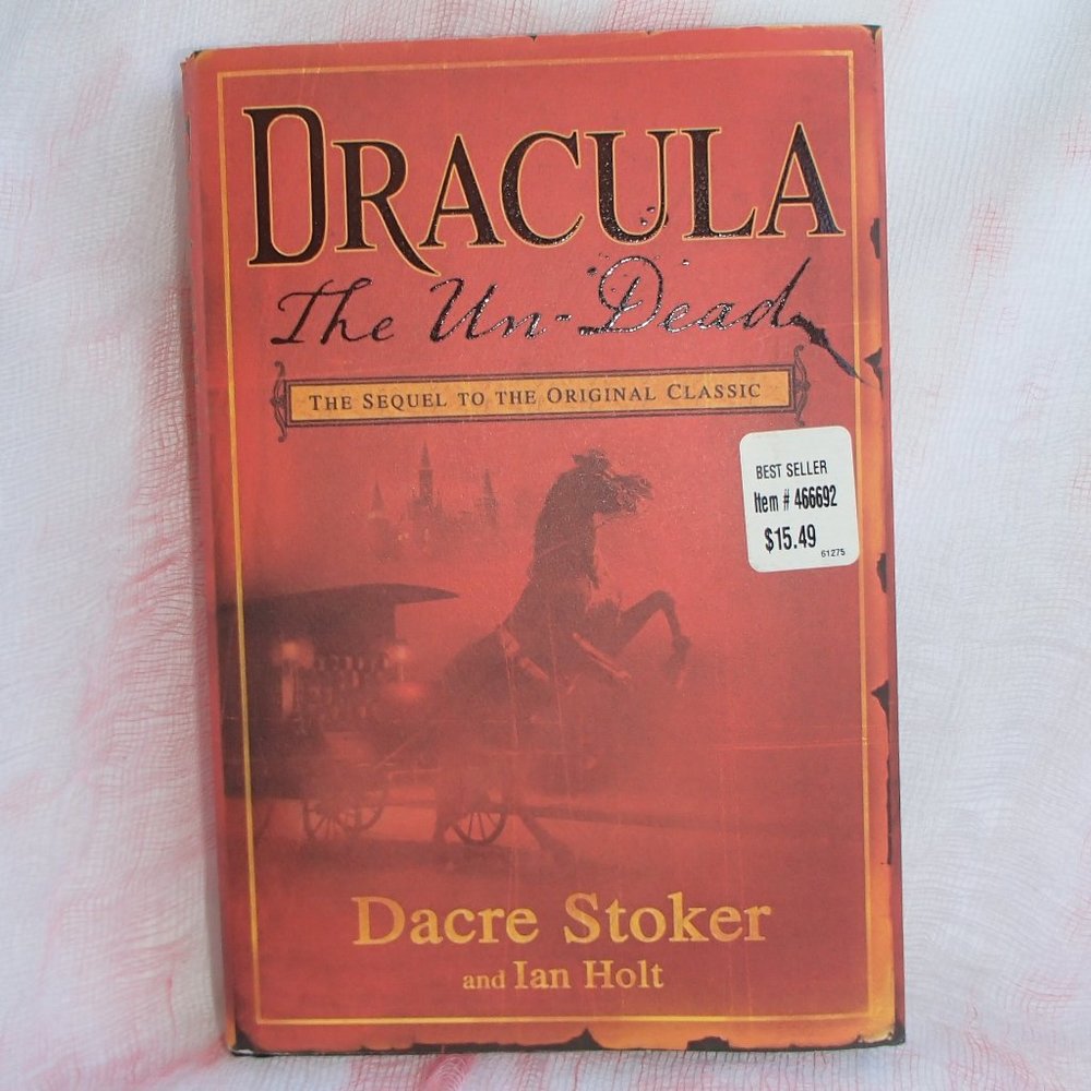 Dracula The Undead Dacre Stoker & Ian Holt HC Book With Dust Cover